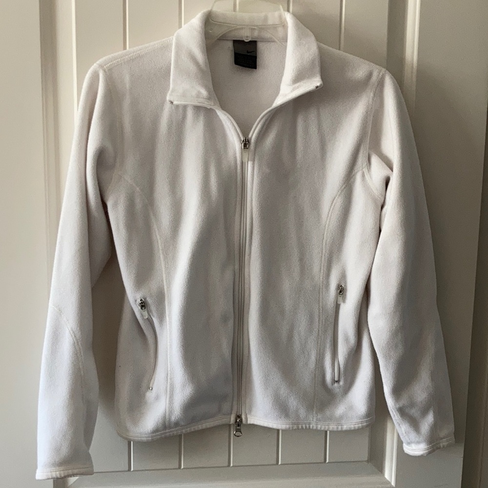 Nike Womens soft fleece zip jacket therma-fit, 3 pockets Small